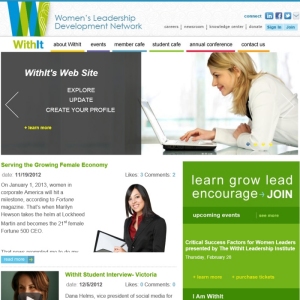 Membership Organization Web Site example